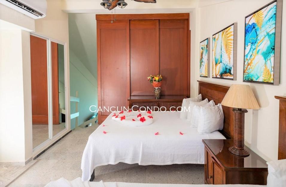 2 Story Oceanfront Penthouses On Cancun Beach! Esterno foto
