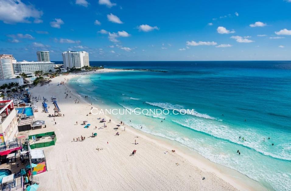 2 Story Oceanfront Penthouses On Cancun Beach! Esterno foto