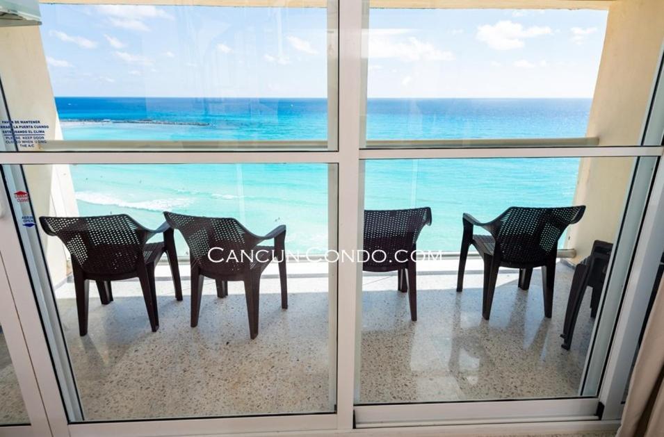 2 Story Oceanfront Penthouses On Cancun Beach! Esterno foto