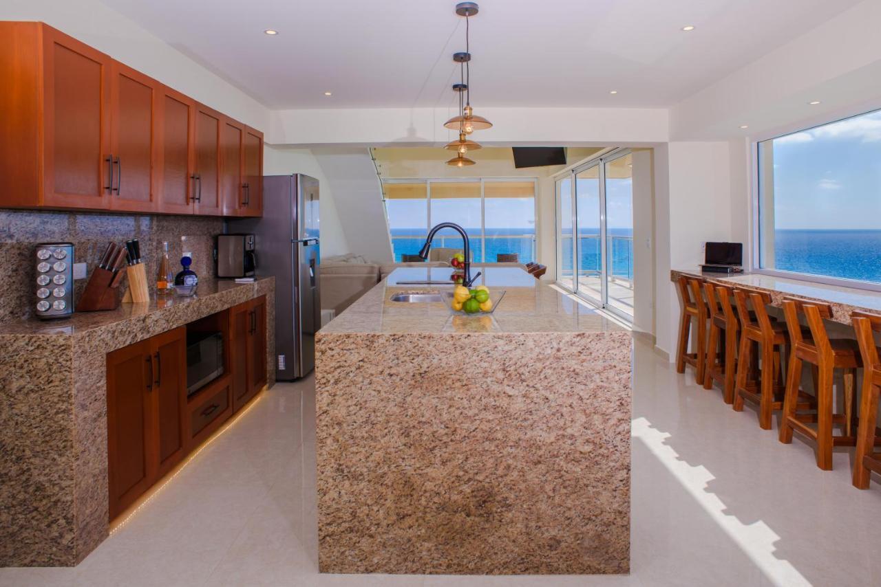 2 Story Oceanfront Penthouses On Cancun Beach! Esterno foto